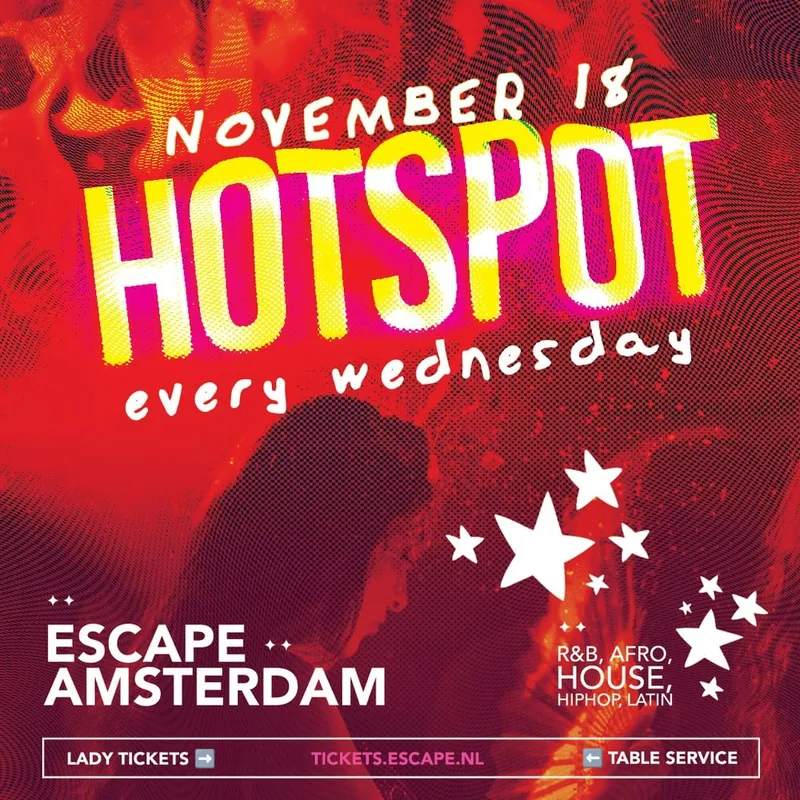 Amsterdam Hotspot at Escape