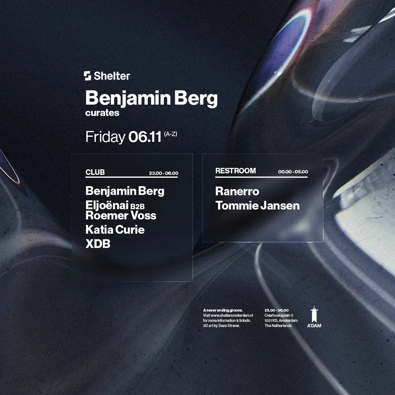 Benjaming Berg curates at Shelter
