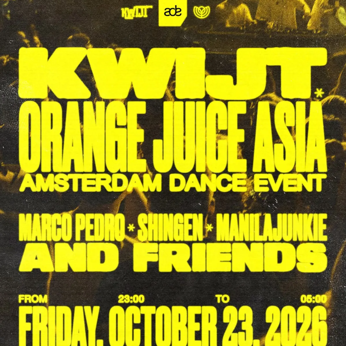 KWIJT x Orange Juice Asia ADE at Chicago Social Club