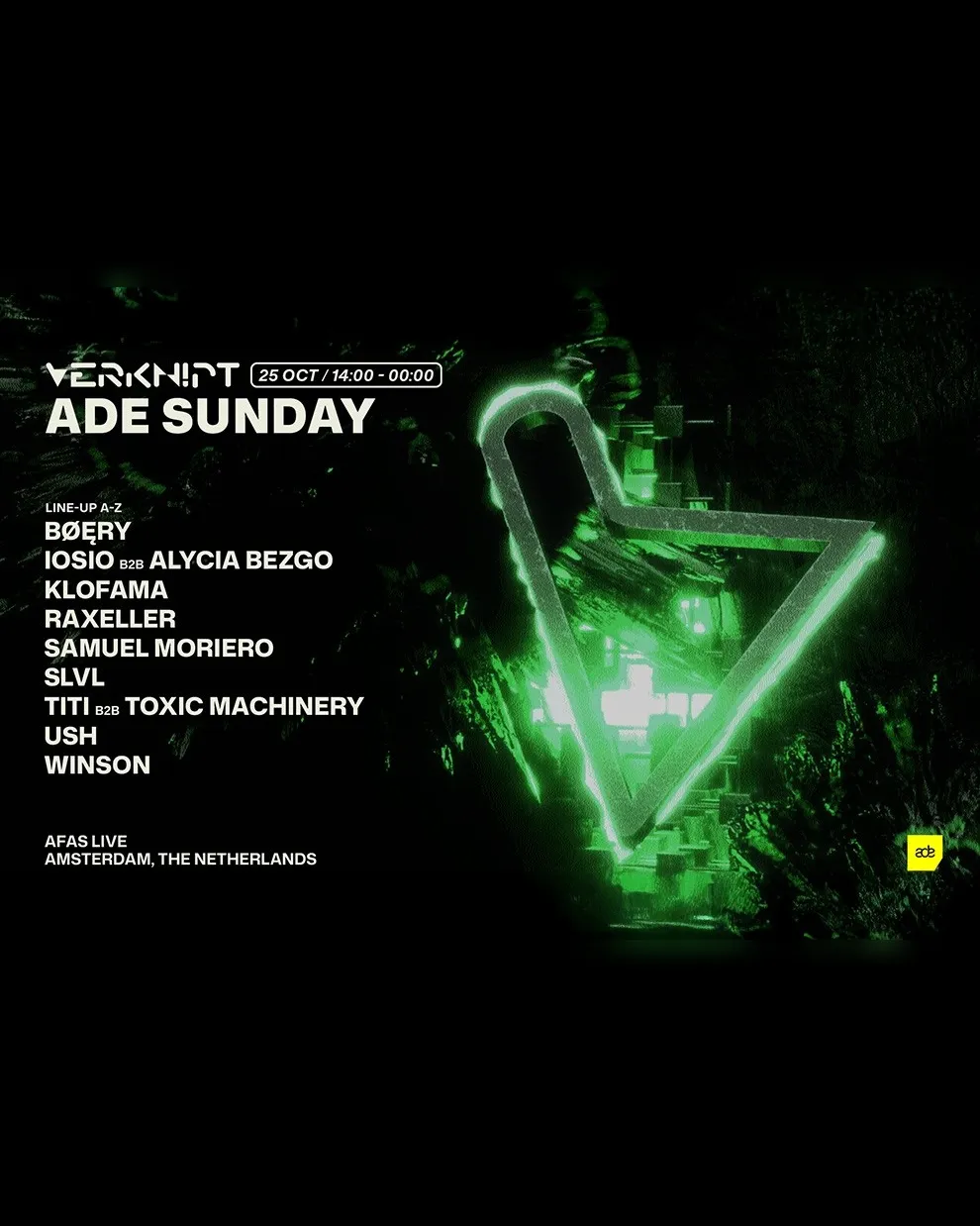 Verknipt ADE Sunday at AFAS Live