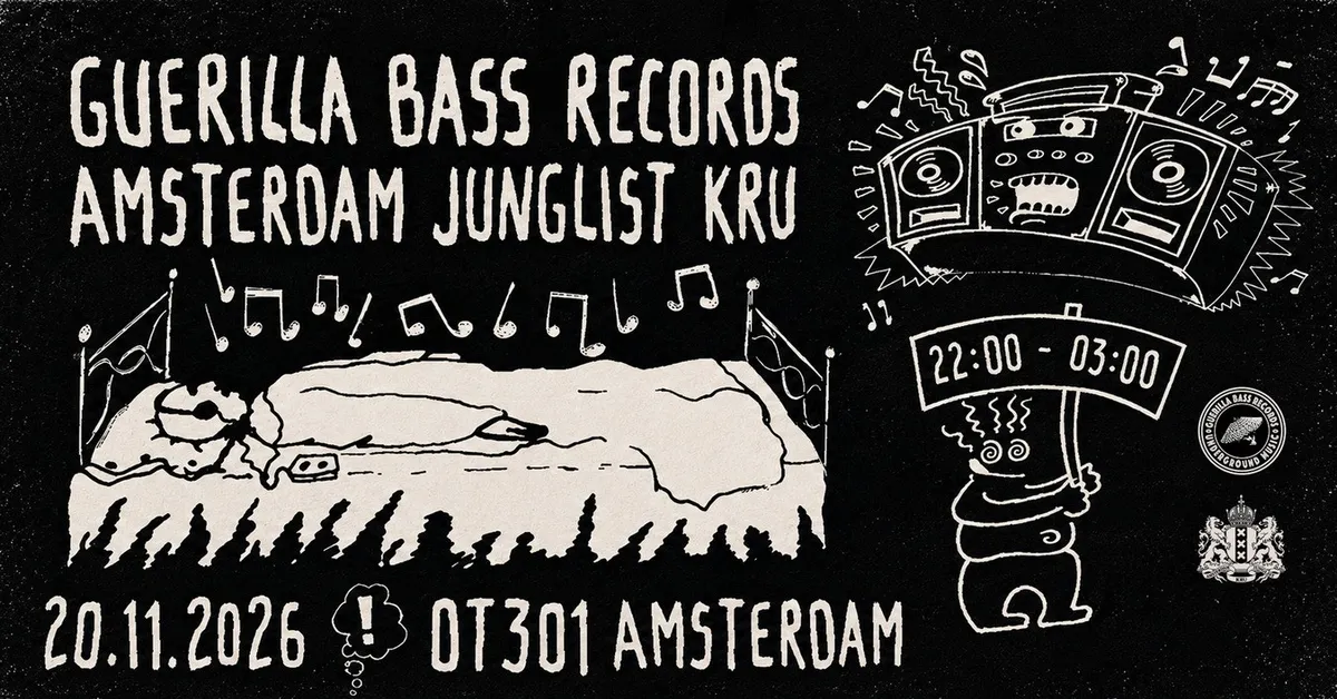 Amsterdam Junglist Kru X Guerilla Bass at OT301