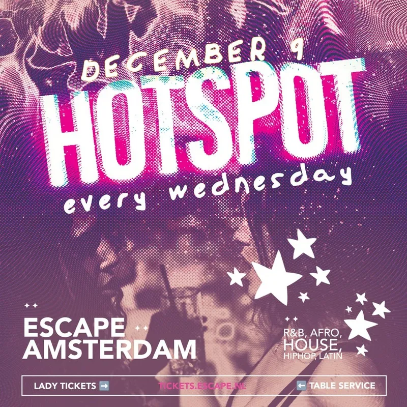 Amsterdam Hotspot at Escape