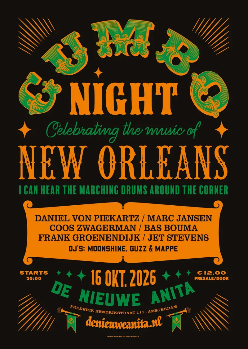 Gumbo Night at De Nieuwe Anita
