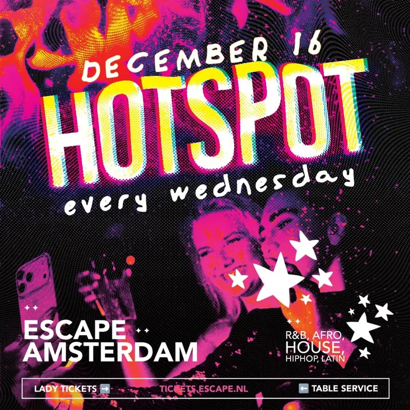 Amsterdam Hotspot at Escape