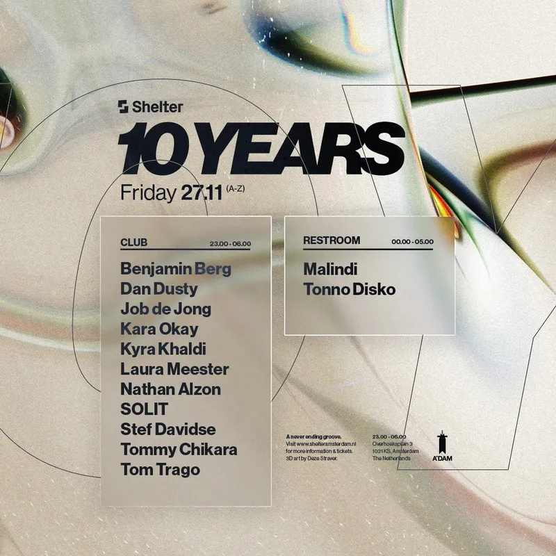 Shelter 10 YEARS at Shelter