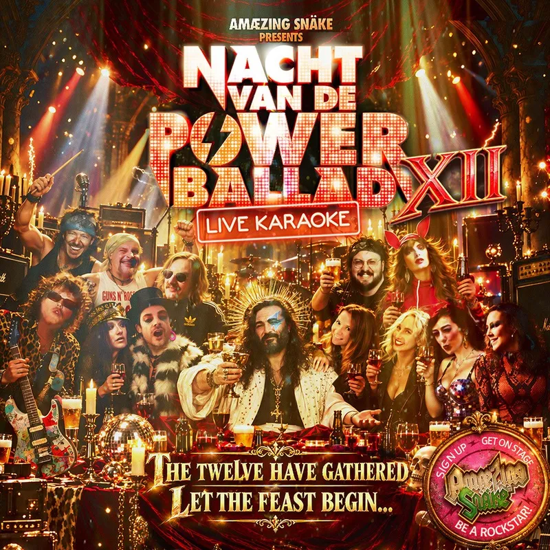 ⚡ Nacht van de Powerballad XII – The Twelve Have Gathered ⚡ at Bitterzoet