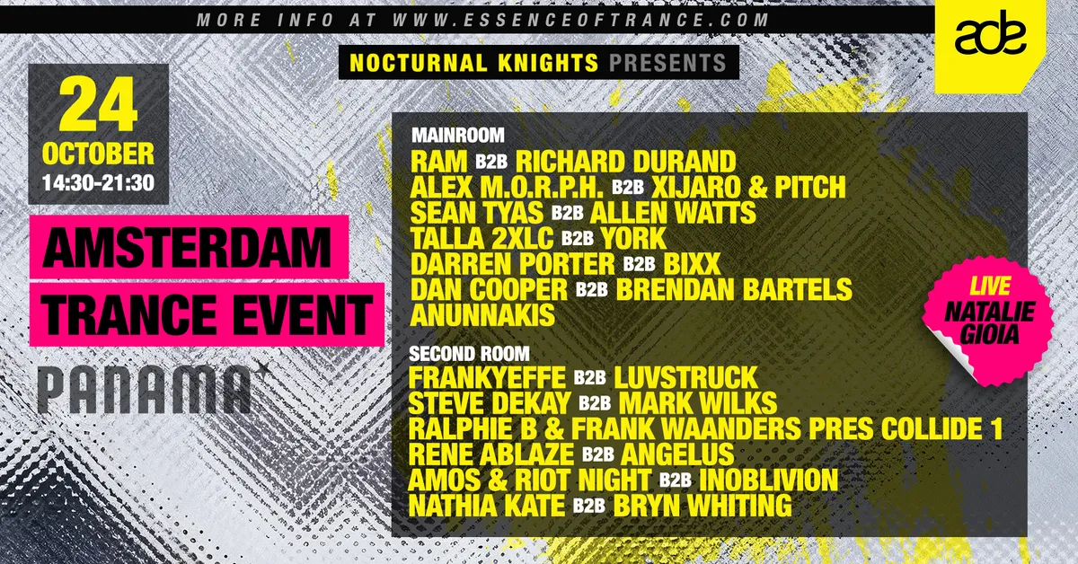 Amsterdam Trance Event- ADE at Panama