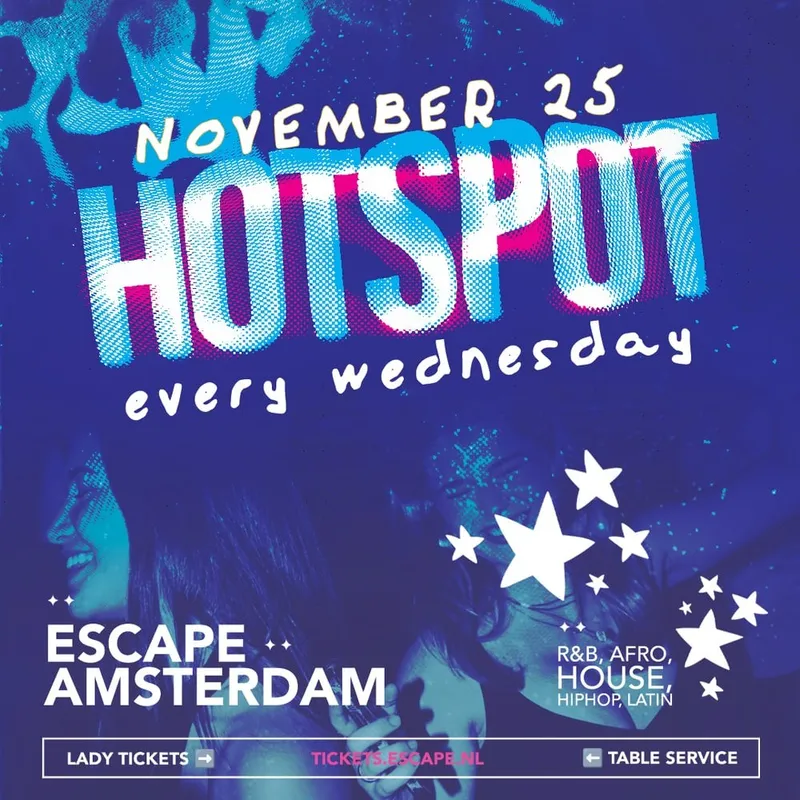 Amsterdam Hotspot at Escape