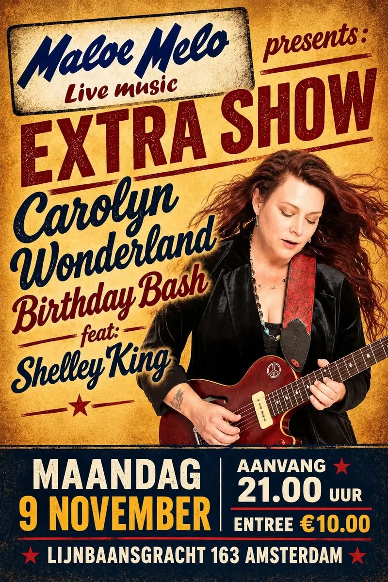 Carolyn Wonderland’s (USA) birthday bash at Maloe Melo