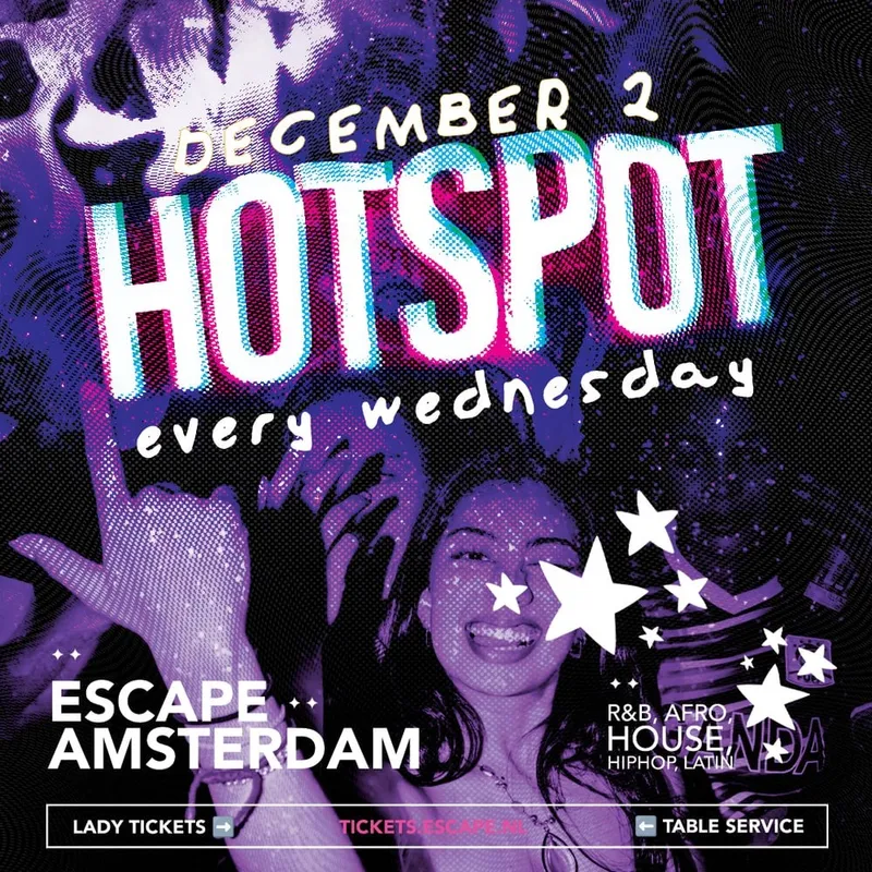 Amsterdam Hotspot at Escape