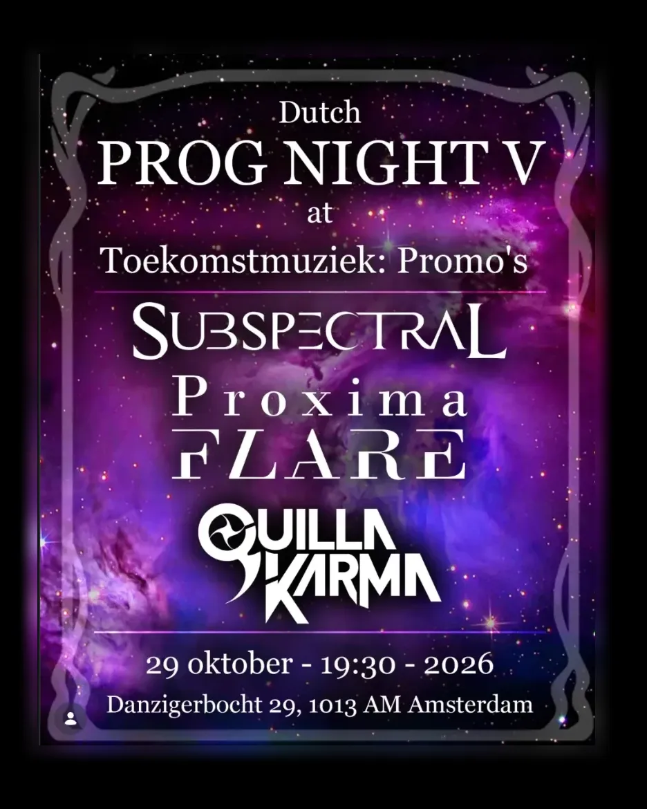 Dutch Prog Night at Toekomstmuziek
