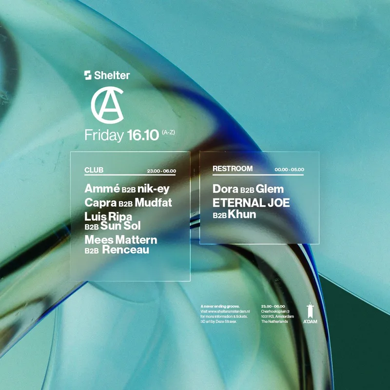 nik-ey B2B Ammé, Sun Sol B2B Luis Ripa & more at Shelter