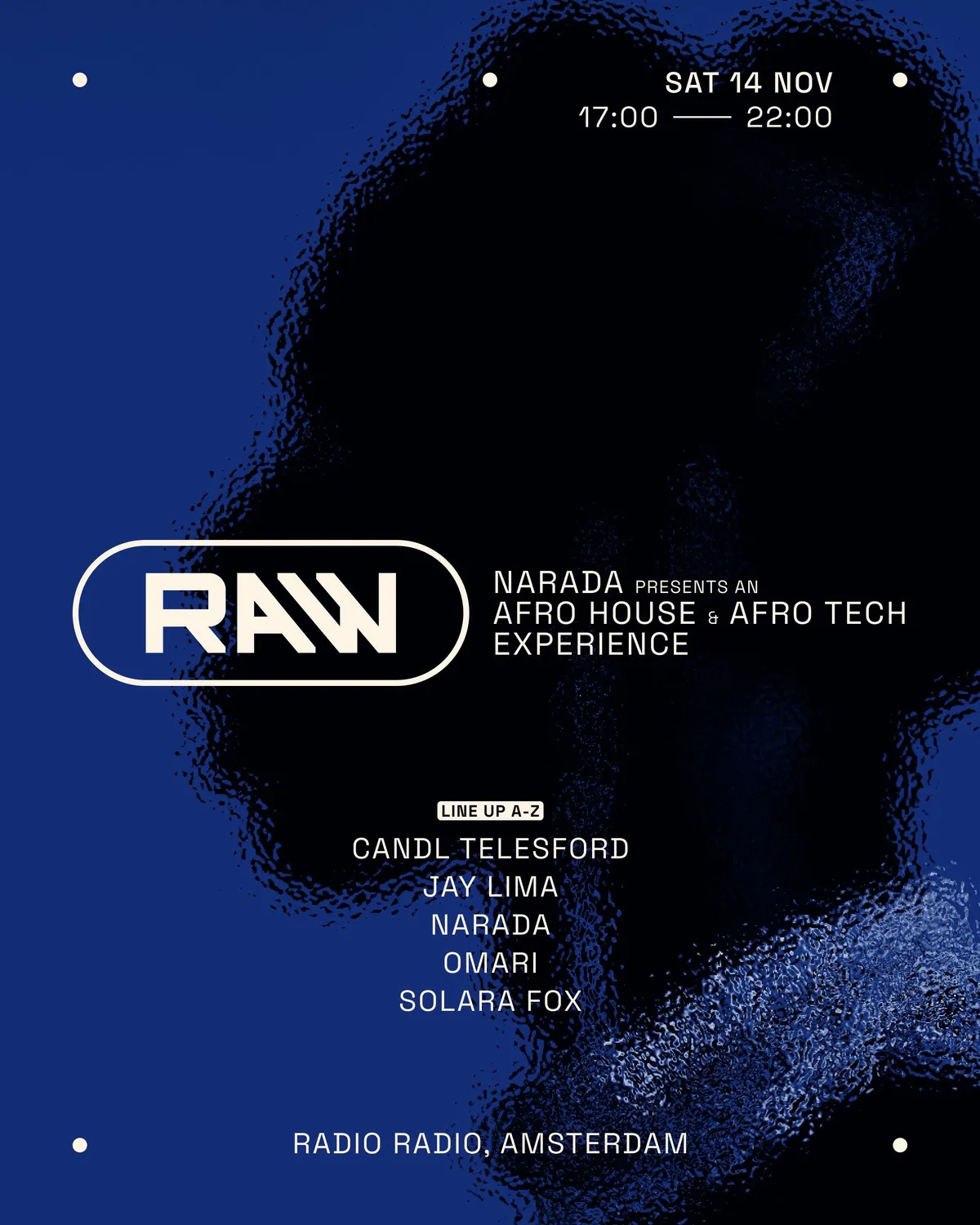 RAW w/ OMARI • Solara Fox • Jay Lima • NARADA • Candl Telesford at Radio Radio