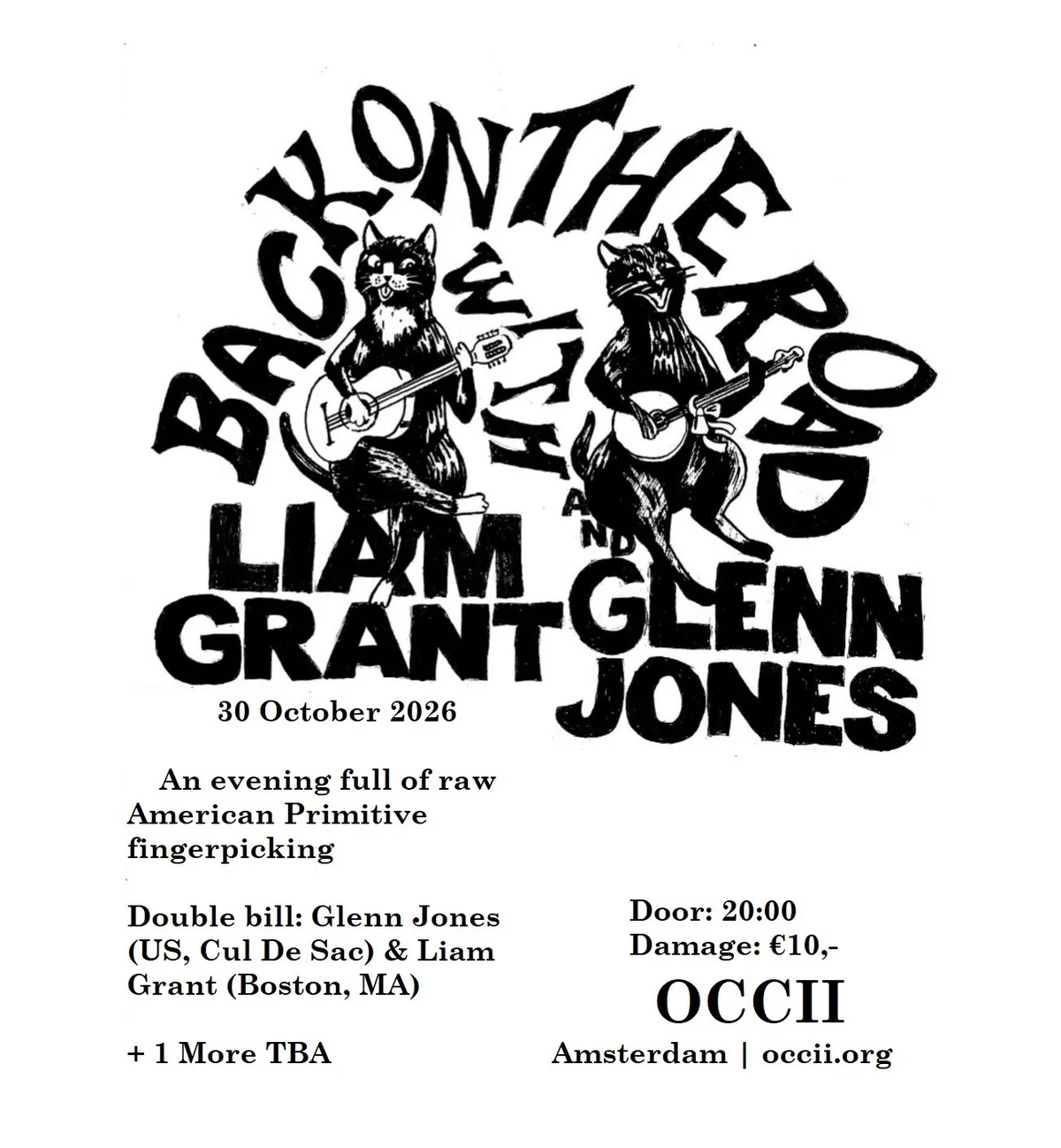 GLENN JONES (US) + LIAM GRANT (US) + 12V5 (FR) + DJ NERF (FR) at OCCII