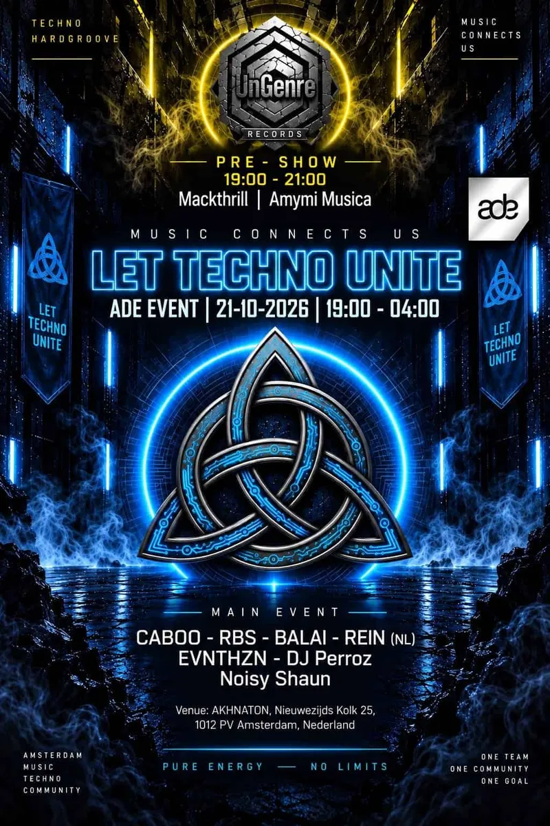 Let Techno Unite ADE 2026 at Akhnaton