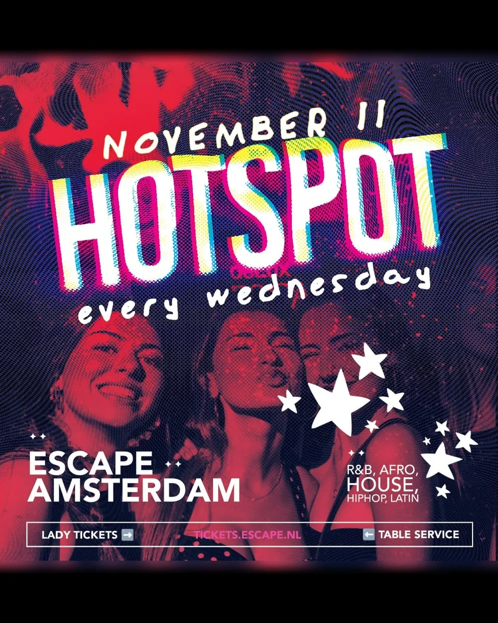 Amsterdam Hotspot at Escape