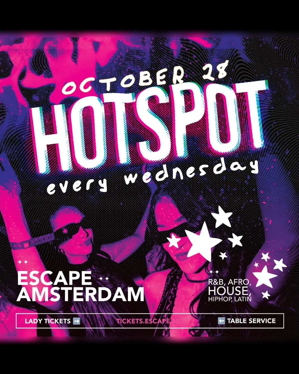 Amsterdam Hotspot at Escape