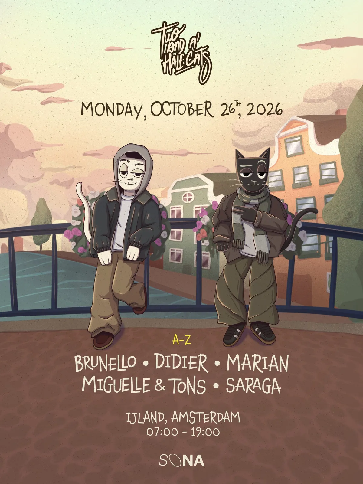 SONA presents: Two and a Half Cats at IJLAND