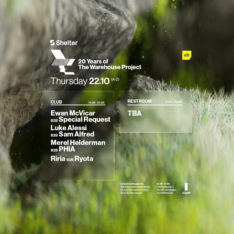 20 years of The Warehouse Project at Shelter