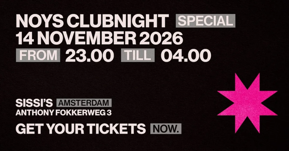 Sissi's Saturday by NOYS at Sissi's Amsterdam